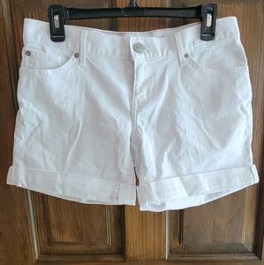 Eddie Bauer Sz 4P White Jean Shorts W 31 R 7.5 L 2